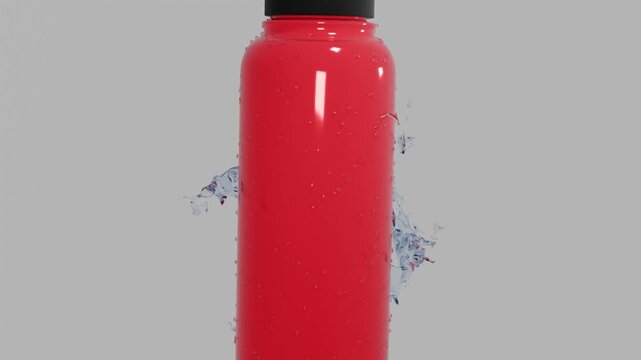 Bottle Animation Made In 3d