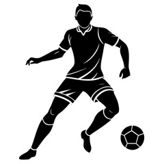 Naklejka premium illustrations-of-football-player-silhouette (7)