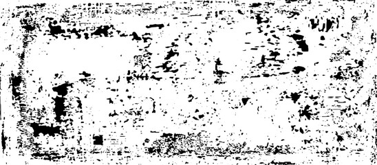 Rough black and white texture vector. Distressed overlay texture. Grunge background. Abstract textured effect. Vector Illustration. Black isolated on white background. EPS10