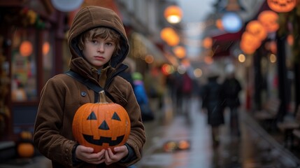 A young girl dressed