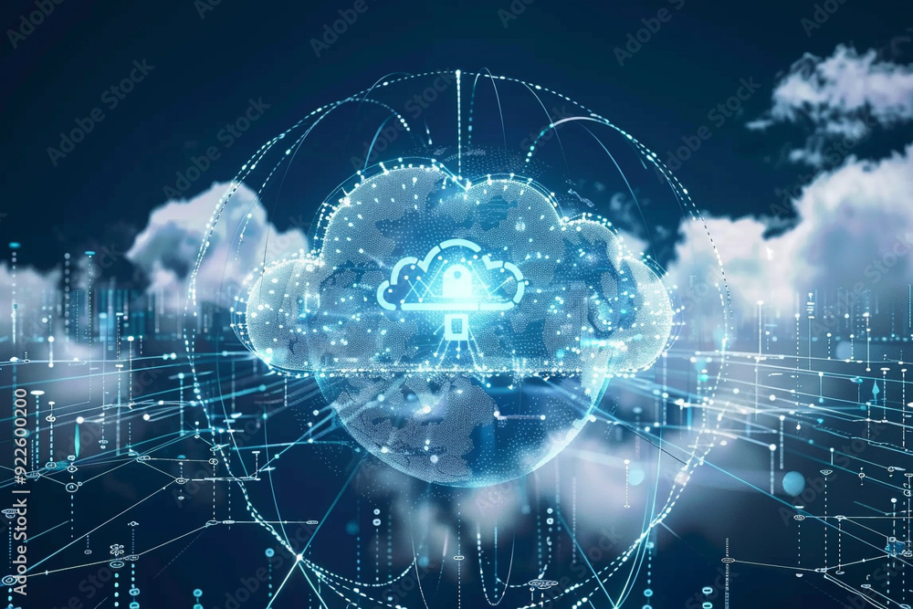 Poster global cloud computing network