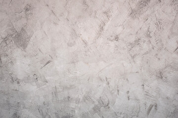 Naklejka premium Concrete wall background in vintage loft style with abstract grunge pattern of trowel plastering decorative texture on surface