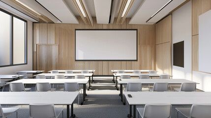 Modern classroom. 
