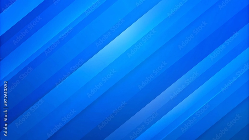 Wall mural gradient dynamic blue lines background,generative ai