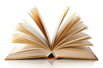An open book with blank pages symbolizing new beginnings, knowledge, learning, possibilities, and growth.