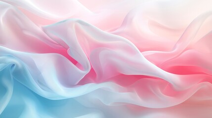Obraz premium A pink, blue, and white fabric with a smooth texture