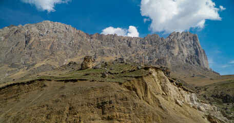 landscape in the Caucasus Mountains