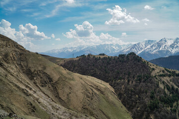 landscape in the Caucasus Mountains