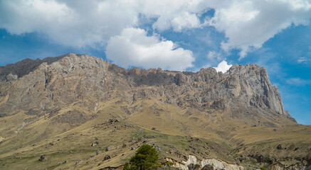 landscape in the Caucasus Mountains