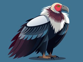 Condor des Andes charognard vautour sauvage nature animal grande espèce d’oiseau avec envergure
