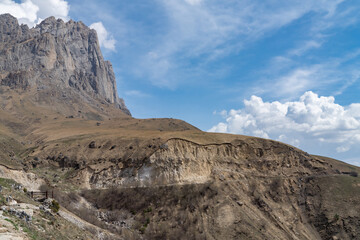 landscape in the Caucasus Mountains