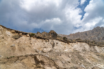 landscape in the Caucasus Mountains