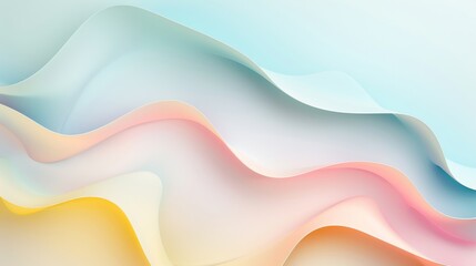 A colorful, flowing piece of fabric with a pink and blue stripe