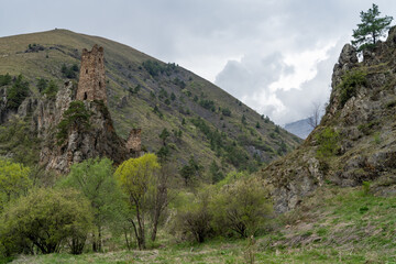 Fototapeta premium Vovnushki Medieval tower complex