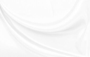White gray satin texture that is white silver fabric silk background with beautiful soft blur...