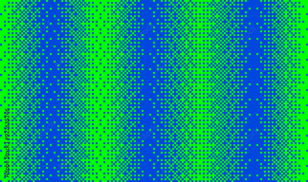 Poster dither pattern bitmap texture halftone gradient striped abstract background. video interference gree
