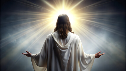 Jesus Christ, the true light, AI Generative
