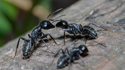ant on the ground