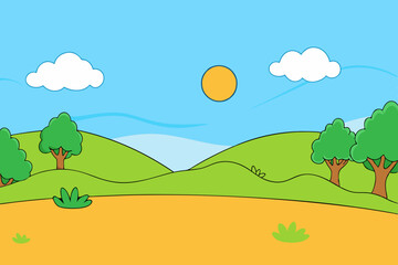 Fototapeta premium Natural background vector
