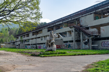 Obraz premium abandoned factory building