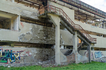 Fototapeta premium abandoned factory building