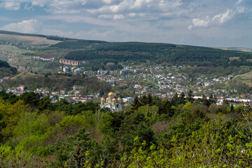 clouds over the mountains