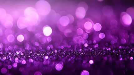 Purple Glitter Bokeh Background