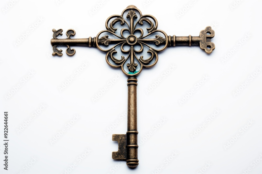 Poster isolated keys on white background for optimal visibility and improved search engine relevance