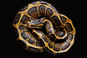 Close Up of a Python Snake