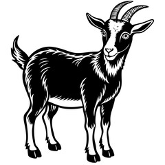 Goat art vector illustration