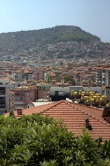 Fototapeta premium Roof of houses in Alanya, Turkey. Part 2.