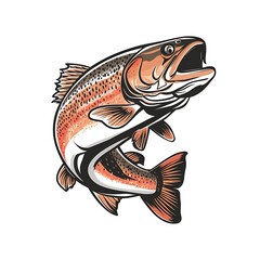 Fish vector image design 