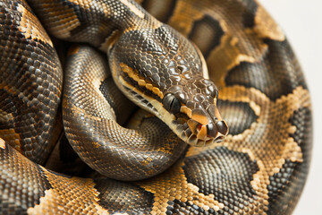 Close-up of a Python Snake