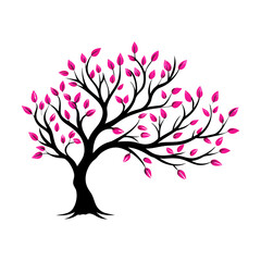 Obraz premium Vector branch Hand drawn illustration of tree branch design template (9)