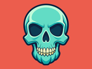 Dessin vectoriel du crâne
