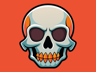 Dessin vectoriel du crâne
