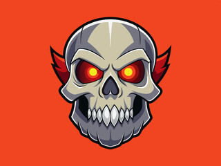 Dessin vectoriel du crâne
