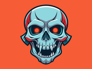 Dessin vectoriel du crâne
