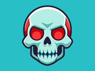 Dessin vectoriel du crâne
