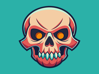 Dessin vectoriel du crâne
