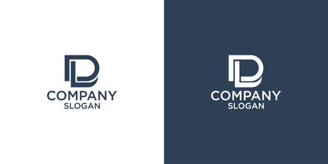 Obraz premium letter D abstract monogram logo vector design