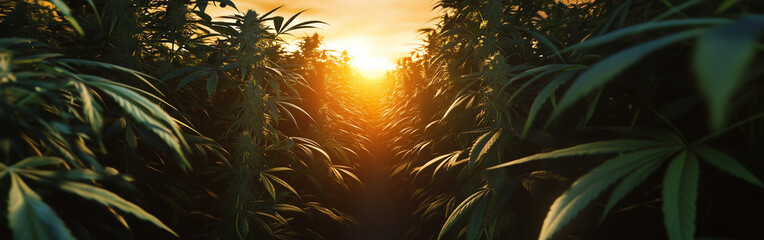 Obraz premium Marijuana Farm