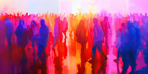 A dance floor packed with people grooving to music.