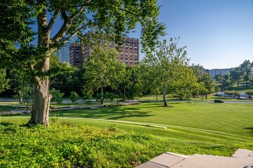 Obraz premium university circle, cleveland ohio