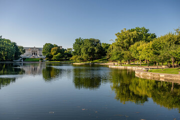 Obraz premium fine arts garden, cleveland, ohio