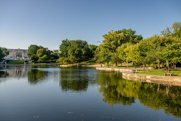 Fototapeta premium fine arts garden, cleveland, ohio