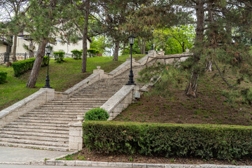 stone path in the park
