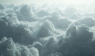 Stratus clouds blanketing the sky in a smooth, grey layer