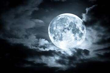 An image capturing the magic of the moon's presence in the night sky, its phases and silvery glow casting enchantment over the Eart