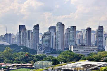 Fototapeta premium Panoramablick über Sao Paulo